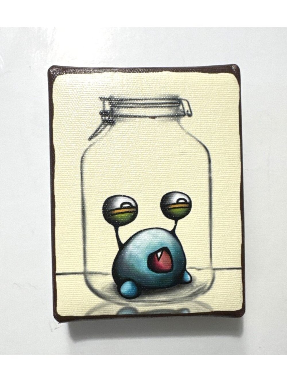 2024 Kudu-Lah Mason Jar Critters PLUMB Signed Wall Decor Plaque